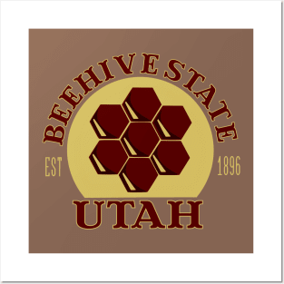 Utah, The Beehive State Posters and Art